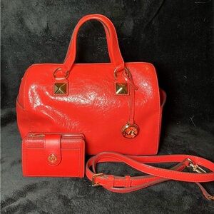 Michael Kors Orange Women's Bag Set